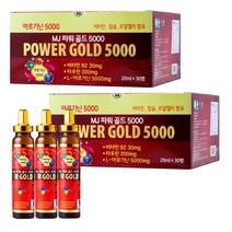 엠제이 파워골드 5000 2박스(60병) L-아르기닌 5000mg, 2box