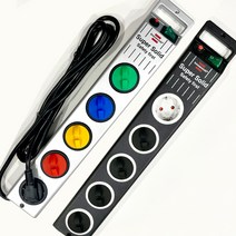 Brennenstuhl 브레넨스툴 슈퍼솔리드 5구 8구 안전 접지 멀티탭, 슈퍼솔리드 5구 실버