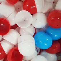 PKG 국산 추첨 행사 복불복 뽑기 캡슐 세트, 10개, 불투명 흰색