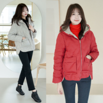 쉬즈마담 J31138 마가렛포켓 덕다운후드점퍼/엄마옷/마담의류