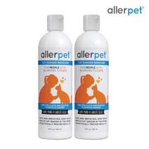 [국내공식] 알러펫 알러지 완화 비듬제거제 고양이용 355ml Cat Dander Remover, 2병