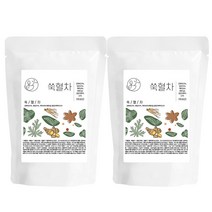 좋은아침 쑥차 50티백 쑥청차(강화쑥 생강 계피 참당귀뿌리), 2개