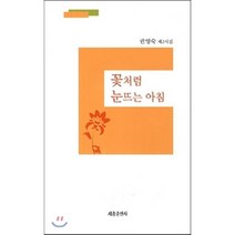 꽃처럼 눈뜨는 아침:권영숙 제2시집, 세종출판, 권영숙 저