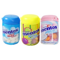 농심 멘토스 바틀 120gX3개 1묶음 / 츄잉캔디 등산간식 사무실간식, 120g, 3개