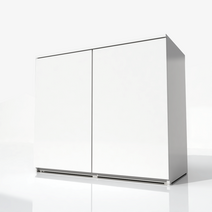 DNB 판다 9045 화이트 하이그로시 스탠드 - (세자 광폭 90cm x 45cm 어항받침 ) - 3자 Large 아쿠아스탠드 축양장 ( 디어앤베어 )