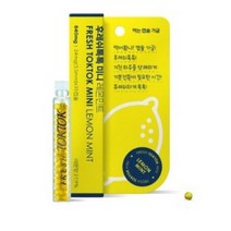 후레쉬톡톡 미니 먹는 캡슐 가글 구강청결제 레몬 x 스피아민트, 840mg × 1개