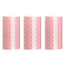 3X 열 종이 롤 컬러 직접 열 라벨 롤 50x15mm 강한 접착 스티커 인쇄 peripage a6, 하나, 분홍
