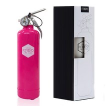 2023년 NEW 뉴 피레보 FIREVO 디자인 소화기 패키지형 / ABC 분말 예쁜 실용적 선물용 가정용, NEW 핑크팝 패키지