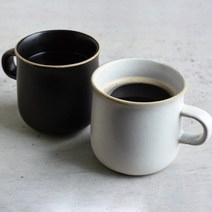 킨토 세라믹 랩 CLK-152 머그컵 310ml 2컬러, 블랙