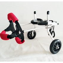 강아지 휠체어 뒷다리 재활 장애 견 보조 지원 보행기, XS