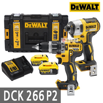 디월트 DCK266P2 DCD796햄머+DCF887임팩+공구함 5.0Ah세트