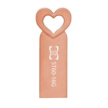 에스티원테크 ST60 USB 메모리 사랑스러운 메탈재질, 16GB, 로즈핑크