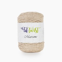 쎄비 필 트위스트 마크라메 단색 1볼 250g 250m 45색 면80% 가방뜨기좋은실, 108.[샤이니]베이지