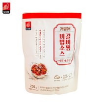 도드람 비법소스 갈비찜 소스 양념 아주매운맛 200g, 단품, 단품