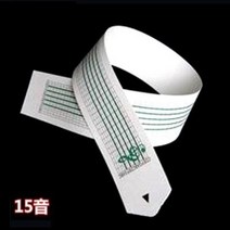 구멍 펀치와 종이 테이프가있는 DIY 핸드 크랭크 뮤직 박스 나무 상자 기계 음악 상자 홈 인테리어 선물, 15 tones Blank