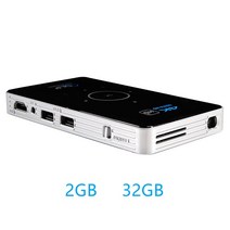 휴대용 가정용 미니빔프로젝터 스마트빔 C6 DLP 프로젝터 Amlogic S905X 미니 4K 안드로이드 9.0 2.4G 5G, 03 2GB 32GB_01 EU 플러그