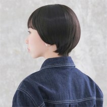 패션가발 숏커트가발 여성 리프컷 스타일, 내츄럴브라운, 선택옵션