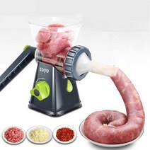 소시지 만들기 기계 가정용 수제 소시지 후랑크 머신, 업그레이드 모델-레드 (관장관 3개)