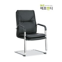 에프앤디 ES 써전 회의용 의자 사무용의자 회의실의자, 블랙