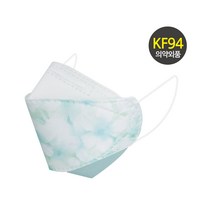 오원 KF94 나인 투톤 마스크 (10매) 꽃무늬 패션 컬러 디자인 민트 꽃 플라워 연예인 명품 국산 일회용 예쁜 숨쉬기편한 귀안아픈 봄 여름 시원한 얇은, KF94 나인 투톤 5번 10매