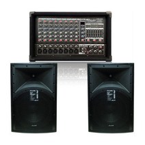 JLAB 파워믹서 스피커SET(파워드믹서JPS-800+JPS-150SRx2ea)라이브공연 행사장 클럽 음향장비 교회음향기기, JPS-800/JPS-150SR