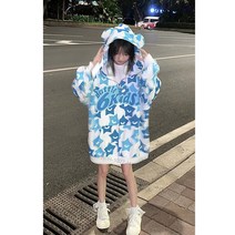 300 네오프렌 밀크 후드 풀프린트 별 후드 점퍼