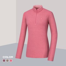 콜핑 2004TK463W 보온 기모 여자 겨울 집업 티셔츠