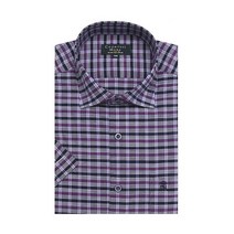 카운테스마라 [카운테스마라]체크 일반핏반팔CDCU2C2402V0퍼플