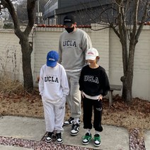 라라커플 UCLA패밀세트 봄 아동 가족티 맘티 츄리닝