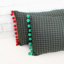 룽고가죽 천연소가죽쿠션 쇼파 의자 자동차 등받이 다용도베개M / 카페 바버샵 미용실 병원 펜션 단체주문제작가능, 레드