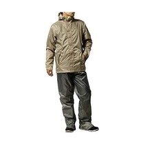 166861 골프비옷 AS7600 남성용 레인 슈트 상하 (투습도. 2 000 g m2 - 24 HR) (내수압. 1 000 mmH2O) (후드 보관) (백팩 인 재킷) (방수, LL, 카크