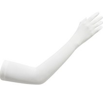 Oceansunfish 햇빛 차단 팔토시 장갑, 화이트