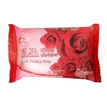 상투머리 로즈 필링 각질제거 때비누 세안비누 세수 세수비누/천연비누/세안비누/향이좋은비누/도브비누/해피바스비누/알뜨랑비누/미용비누/어성초비누/수제비누, 단일 수량, 1개