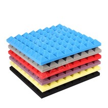 흡음제 흡음판 실내방음벽 방음제 셀프 10개세트, 자주색 두께 5cm(접착제 포함) 50x50c