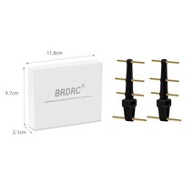 저무리 호환제품 DJI Avada/FPV 콤보 리모컨 용 2.4Ghz Yagi 안테나 2 신호 부스터 안테나 범위 송신기 익스텐더 액세서리, 01 Black