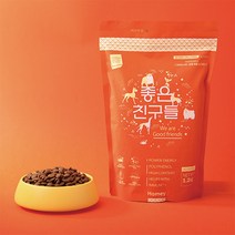 좋은친구들 사료 도그비타 강황배합 비타민 강아지 사료 1.2kg, 작은알