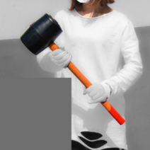 대형 망치 고무 장도리 무진동 빠루 우레탄 오함마 티타늄 함마, 1500옐로우