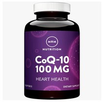 엠알엠 COQ-10 코큐텐 유비퀴놀 유산균 영양제 코엔자임 100mg 120소프트젤, 120정, 1개