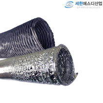 덕트호스 300mmX5M T/P후렉시블 천자바라, 1개, 1개