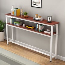 현관 테이블 2단 사이드 콘솔 거실 슬림 인테리어 복도 벽 선반, 유자나무+백가 2층 직각(정제)