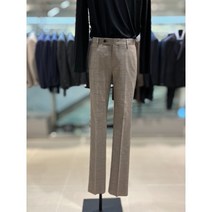 킨록by 울린넨 혼방 베이지체크나폴리 정장바지 CZ108