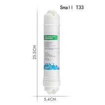 지하수 필터 10 인치 퀵 커넥트 ppf/UDF /CTO/ RO / UF T33 홈 주방 역삼투 멤브레인 필터 정수기 마시기, 07 SmallT33