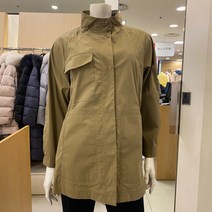 캐리스노트 뒷셔링 야상 다크베이지