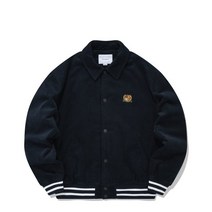 COVERNAT 프레피 코듀로이 바시티 자켓 네이비 CO2203JK27NA