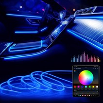 [g80엠비언트] 오토크루 소리반응 레인보우 RGB 엠비언트 라이트 광섬유 무드등 AC-L02, USB 3M
