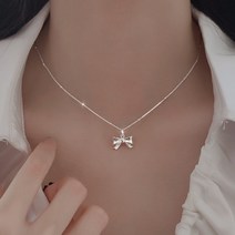 실버925 은목걸이 큐빅목걸이 레나쥬얼리