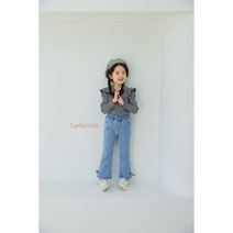 23봄 루디아 리본청나팔바지 데님팬츠 5호-15호
