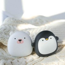 귀여운 펭귄 북극곰 충전식손난로 겨울손난로 보조배터리 휴대용 손난로