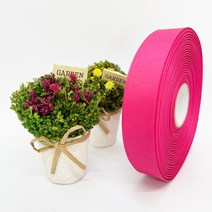 포장 리본 끈 제이제이리본 골직리본15mm 20mm 25mm 60컬러 (길이 45M ) 공단리본, 30마젠타, 15mm