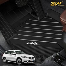 BMW X1 F48 1열만 3W 에코라이너 TPE 카매트 카 차 발 매트 바닥 발판 깔판, 단품